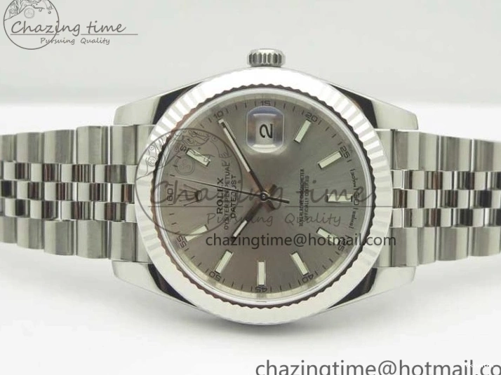 Silver 126334 41 A3235 1:1 Markers DateJust REF Bracelet Clone Dial SS Jubilee Edition on Stick Best V2 0421